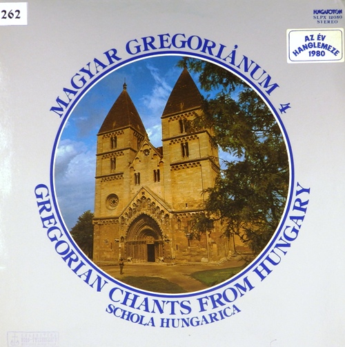 виниловая пластинка Magyar Gregoriánum 4 (Gregorian Chants From Hungary)