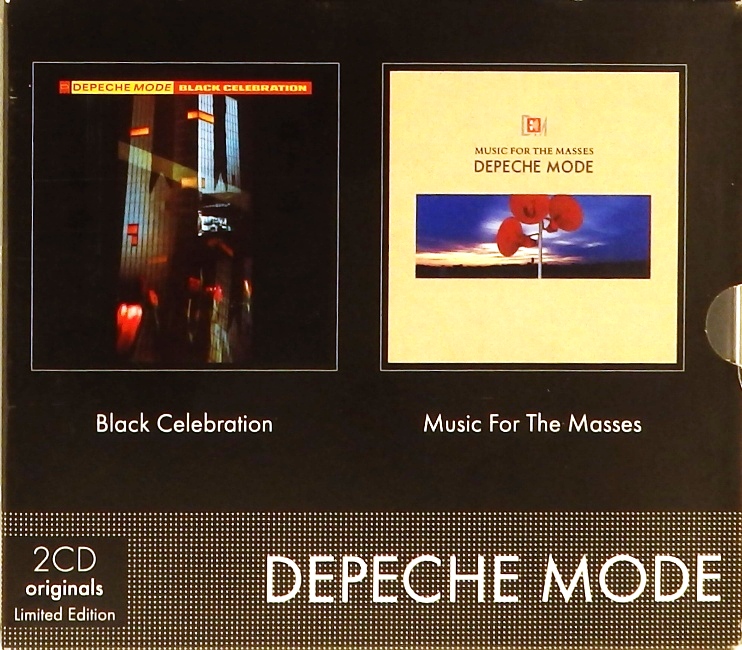 cd-диск Black Celebration / Music for the Masses (2 CD, booklets, box set)
