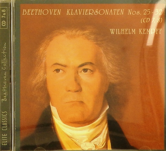 cd-диск Beethoven Klaviersonaten № 25-32 / CD 7,8 (2 CD)