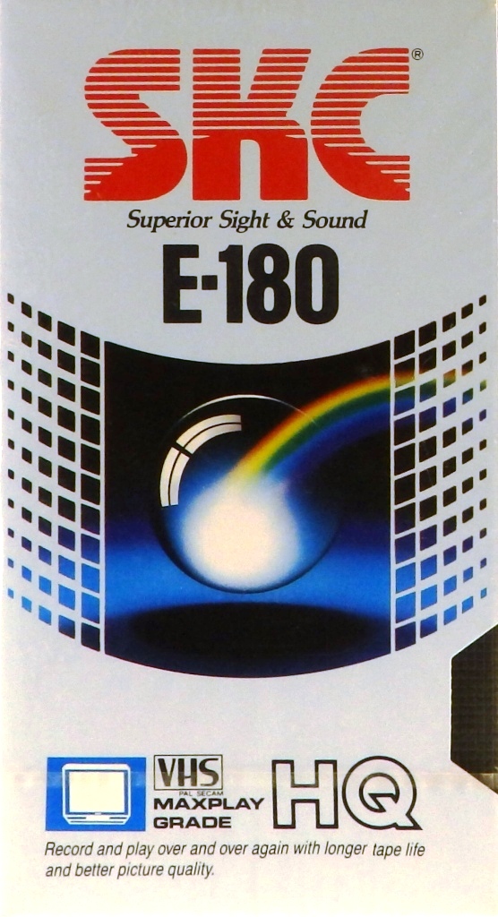 видеокассета SKC E-180 HQ (VHS)