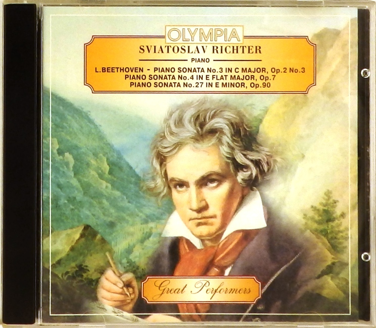 cd-диск L. Beethoven. Piano Sonatas Nos. 3, 4, 27 (CD)