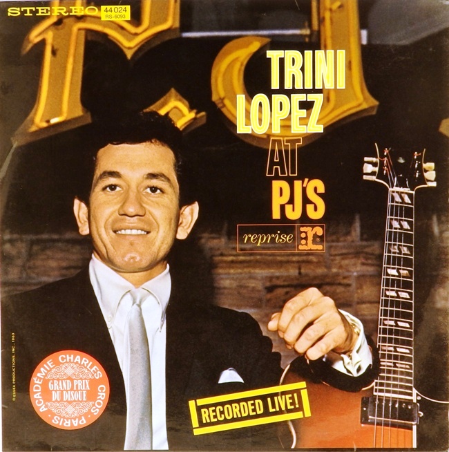 виниловая пластинка Trini Lopez at PJ's (звук ближе к отличному)