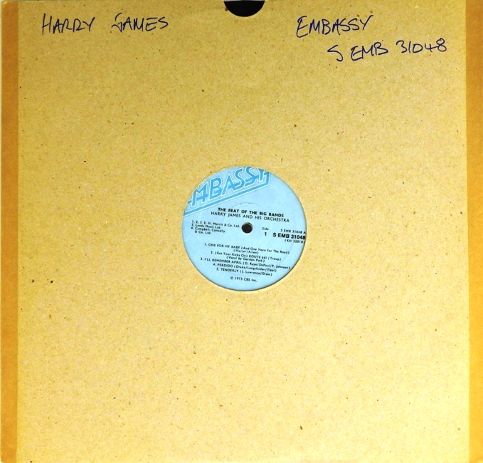 виниловая пластинка The Beat of the Big Bands (качество звука ближе к отличному)