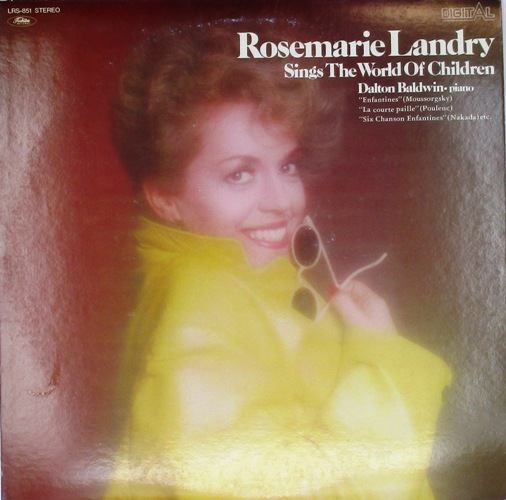 виниловая пластинка Rosemarie Landry Sings the World of Children