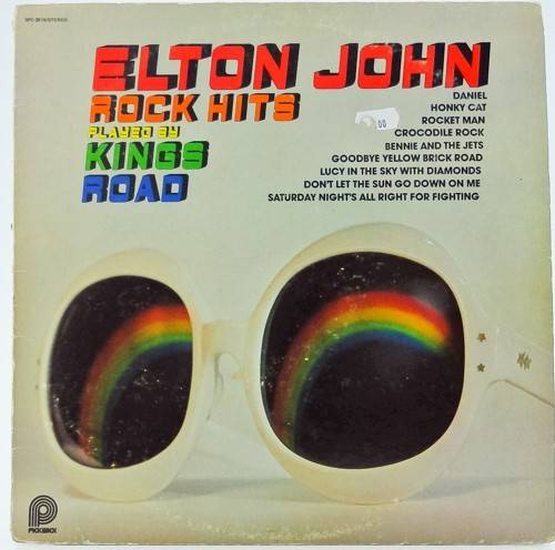 виниловая пластинка Elton John rock hits played by Kings road