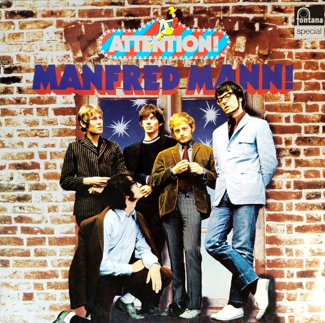 виниловая пластинка Attention! Manfred Mann! // Качество пластинки близко к отличному!