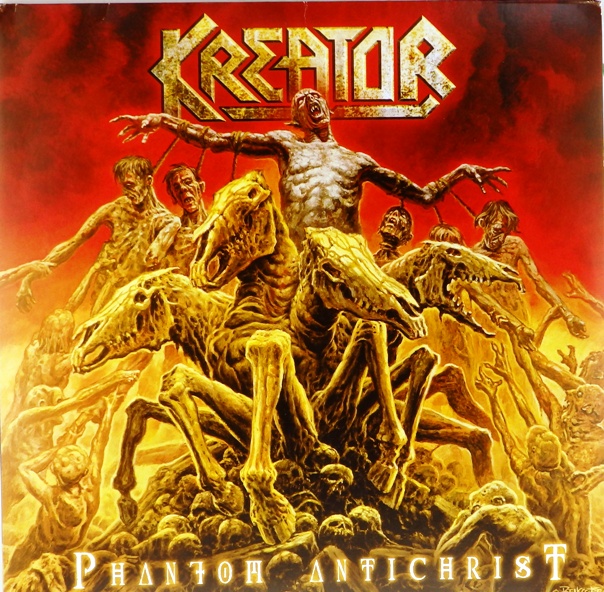 виниловая пластинка Phantom Antichrist (2 LP, Yellow vinyl, 45 RPM + большой плакат) (звук близок к отличному, обложка с неидеальными уголками)