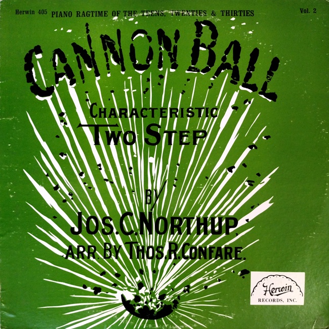 виниловая пластинка Cannonball. Piano Ragtime of the Teens, Twenties & Thirties / Vol. 2
