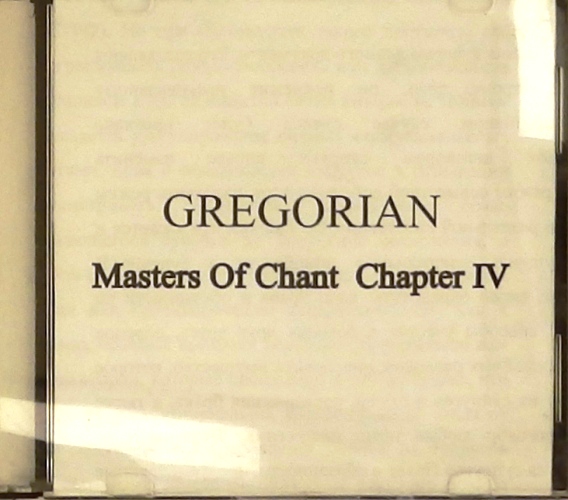 cd-диск Masters Of Chant Chapter IV (CD) (Самиздат)