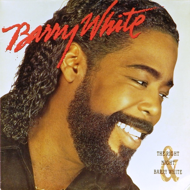 виниловая пластинка The Right Night & Barry White (оценка обложки снижена из-за залома в нижнем правом уголке)