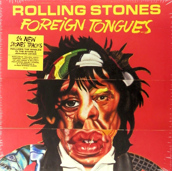 виниловая пластинка Foreign Tongues (2 LP, yellow vinyl, box-set, blu-ray, poster, slip-mat)
