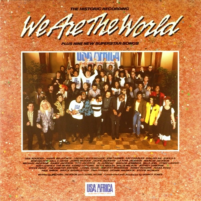 виниловая пластинка We Are the World (на треке B5 есть заедание, в остальном отличный звук)