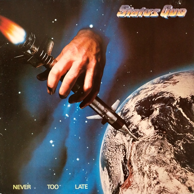 виниловая пластинка Never Too Late // Обложка на четыре с минусом!