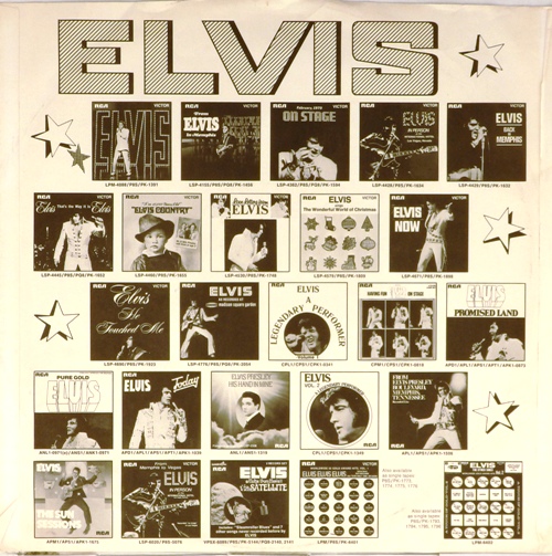 обложка Elvis (вкладыш)