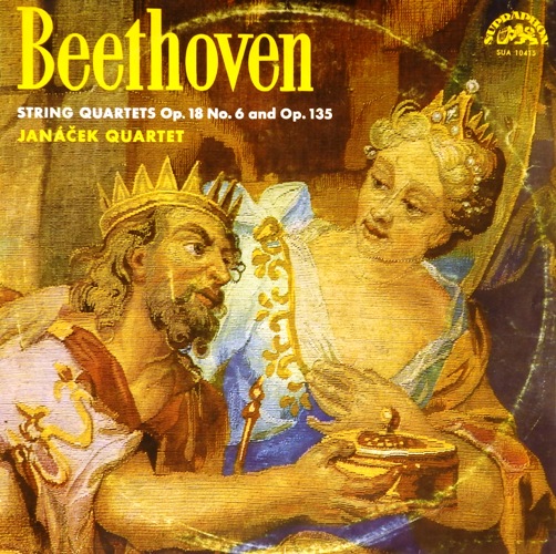 виниловая пластинка String Quartets. Ludwig van Beethoven. Op.18 No. 6 And Op.135 (Квартет им. Л. Яначека. Струнные квартеты соч.18 № 6 и соч. 135)