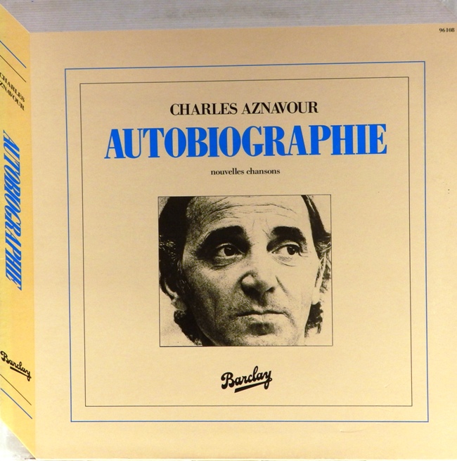 виниловая пластинка Autobiographie (отличный звук!)