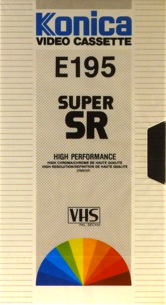 видеокассета Konica E-195 Super SR (VHS)