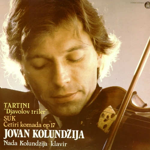виниловая пластинка Tartini, Suk."Djavolov Triler" / Četiri Komada Op. 17