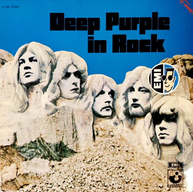 виниловая пластинка Deep Purple in Rock // Сохранность обложки на четыре с минусом!