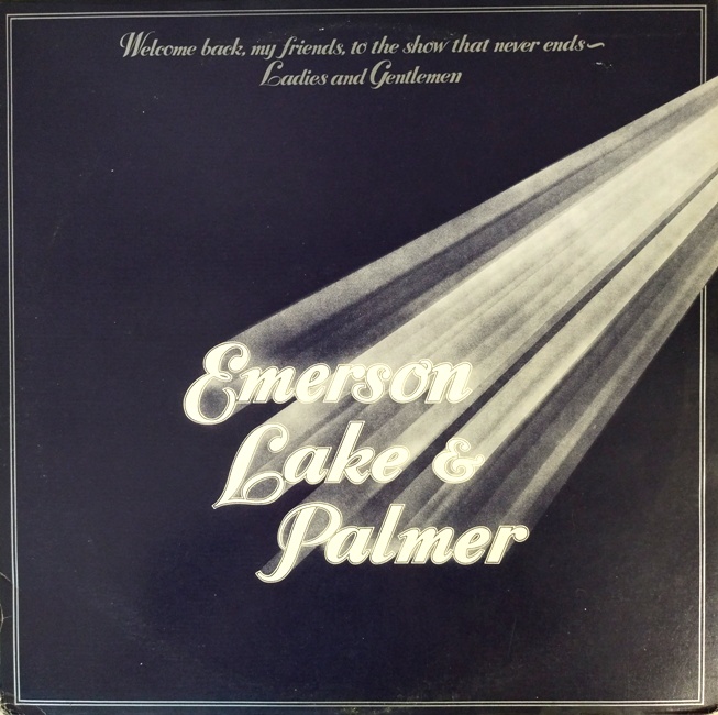 виниловая пластинка Welcome Back My Friends to the Show That Never Ends… Ladies and Gentlemen, Emerson, Lake and Palmer (3 LP) // Звук на пять с минусом! Конверт-трифолд! Сохранность обложки на четыре с минусом!