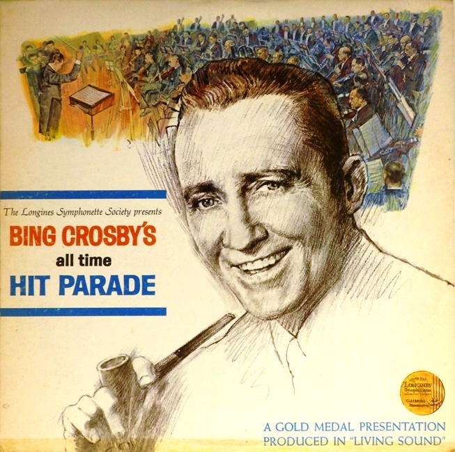 виниловая пластинка Bing Crosby's All Time Hit Parade (качество звука варьируется от хорошего до удовлетворительного)