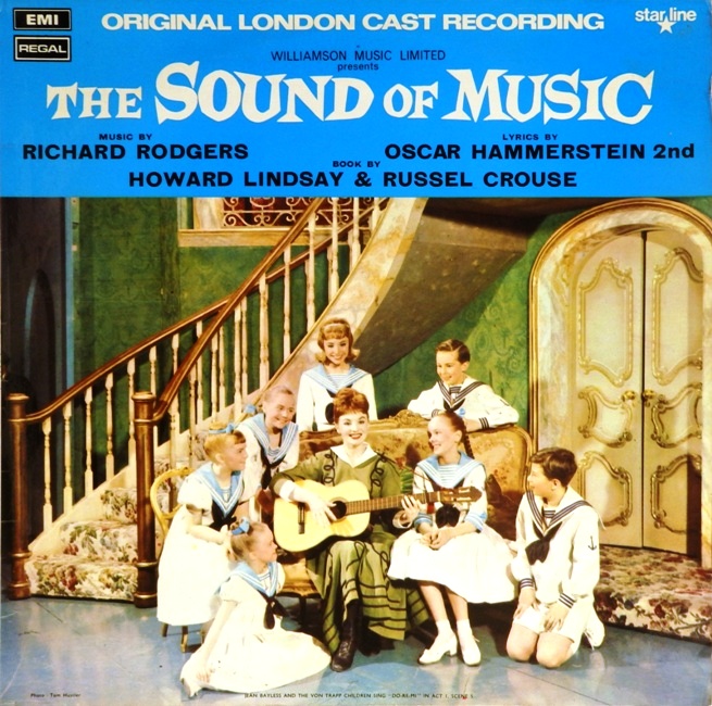 виниловая пластинка The Sound of Music (качество звука ближе к отличному)
