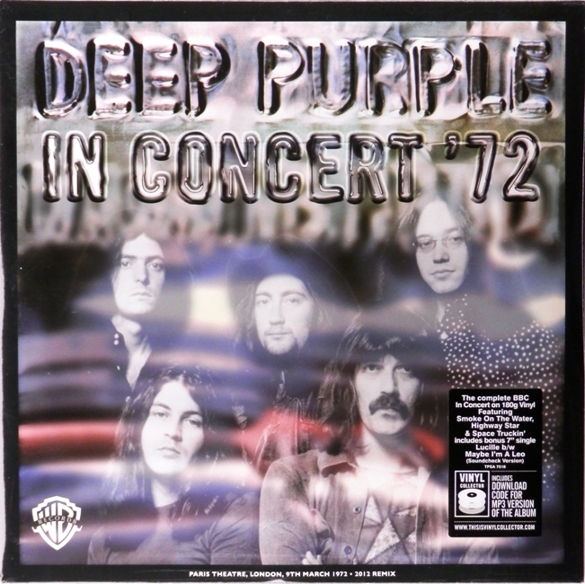 виниловая пластинка In Concert '72 (2 LP + 7" single + digital download)