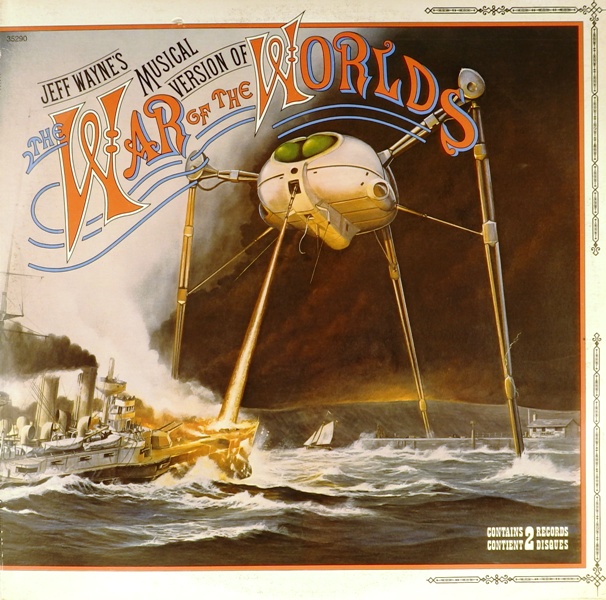 виниловая пластинка Jeff Wayne's Musical Version of The War of the Worlds (2 LP) (звук удовлетворительный)