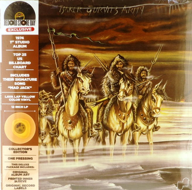 виниловая пластинка The Baker Gurvitz Army (yellow (lava lap) vinyl)