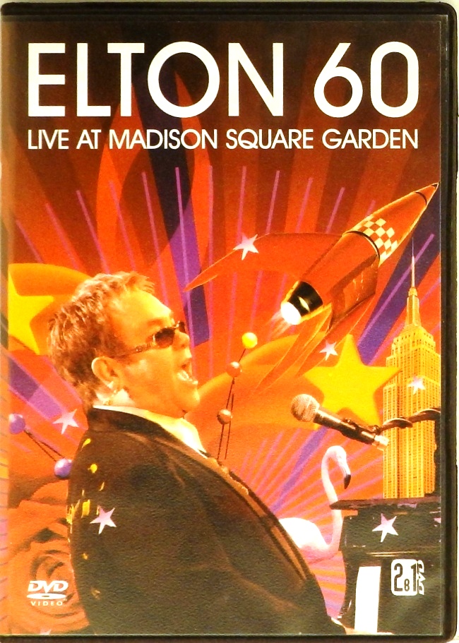 dvd-диск Elton 60 Live at Madison Square Garden (DVD, double-sided)