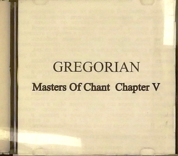 cd-диск Masters of Chant Chapter V (CD) (Самиздат)