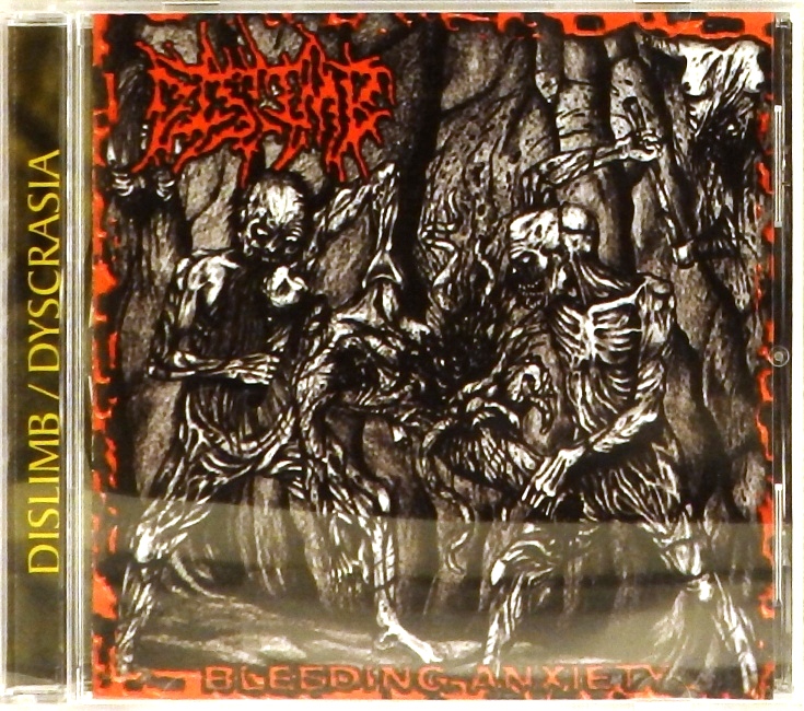 cd-диск Bleeding Anxiety / Hundreds of Gaping Wounds (CD)