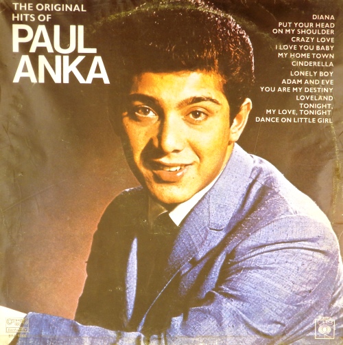 виниловая пластинка The Original Hits Of Paul Anka