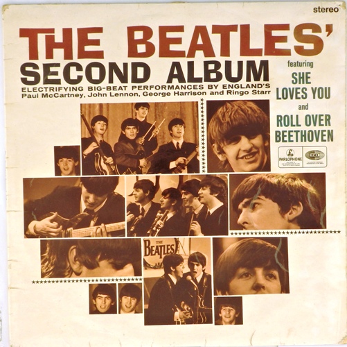 обложка The Beatles' second album (обложка без пластинки)
