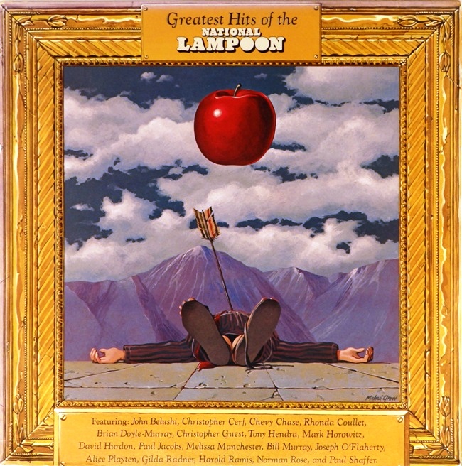 виниловая пластинка Greatest Hits of the National Lampoon (featuring Bill Murray, John Belushi, Gilda Radner, Christopher Guest, Harold Ramis and other..)