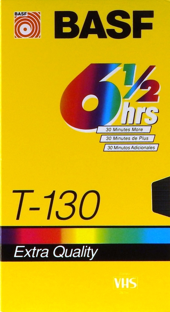 видеокассета BASF T-130 Extra Quality (VHS)