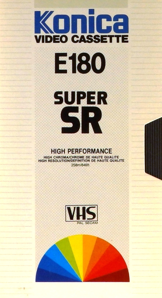 видеокассета Konica E-180 Super SR (VHS)