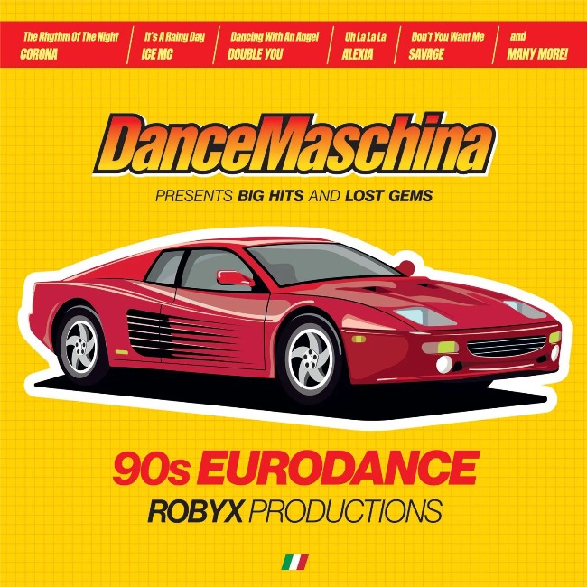 виниловая пластинка DanceMaschina / 90s Eurodance. Robyx Productions // Впервые на сайте!