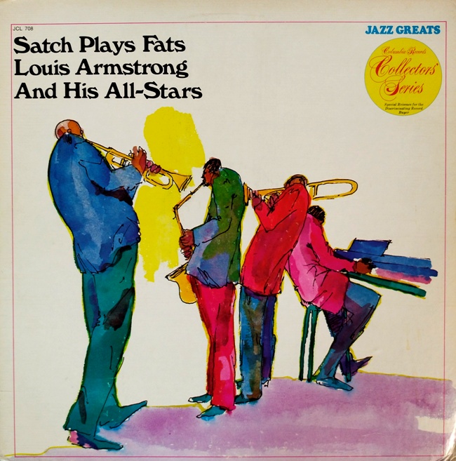 виниловая пластинка Satch Plays Fats. A Tribute to the Immortal Fats Waller by Louis Armstrong and His All-Stars
