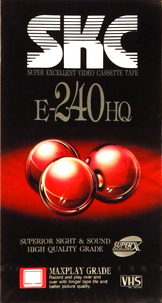 видеокассета SKC E-240 HQ (VHS)