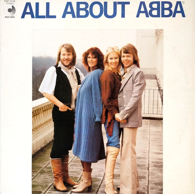 виниловая пластинка All About ABBA // Вкладка с разворотом в комплекте!