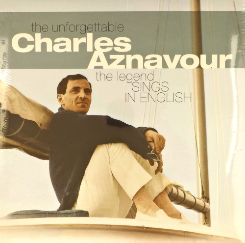 виниловая пластинка The unforgettable Charles Aznavour. The legend sings in english