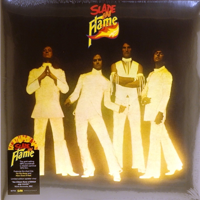 виниловая пластинка Slade in Flame. Original Soundtrack from the Film Flame (yellow / red splatter vinyl)