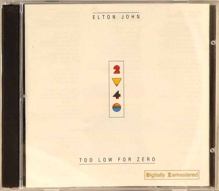 cd-диск Too Low for Zero (CD, booklet)