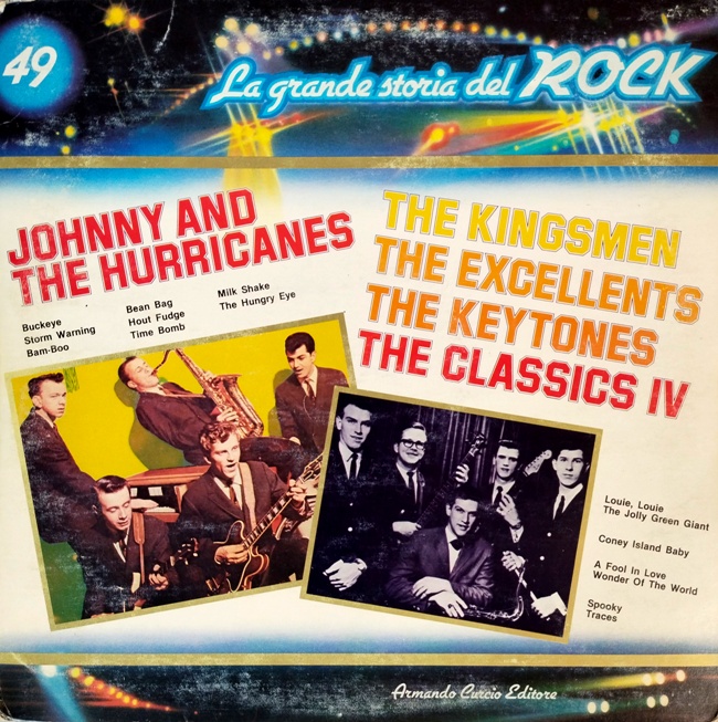 виниловая пластинка Johnny and The Hurricanes / The Kingsmen / The Excellents / The Keytones / The Classics IV (La grande storia del rock, №49) (Очень редкое издание!)