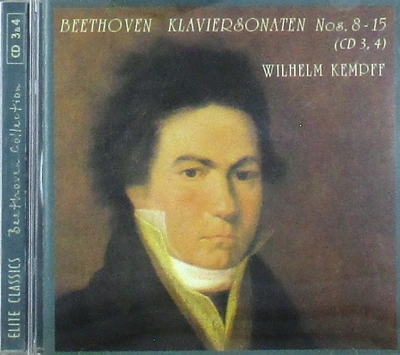cd-диск Вильгельм Кемпф (фортепиано) / Beethoven Klaviersonaten № 8-12 / CD 3-4 (2×CD)